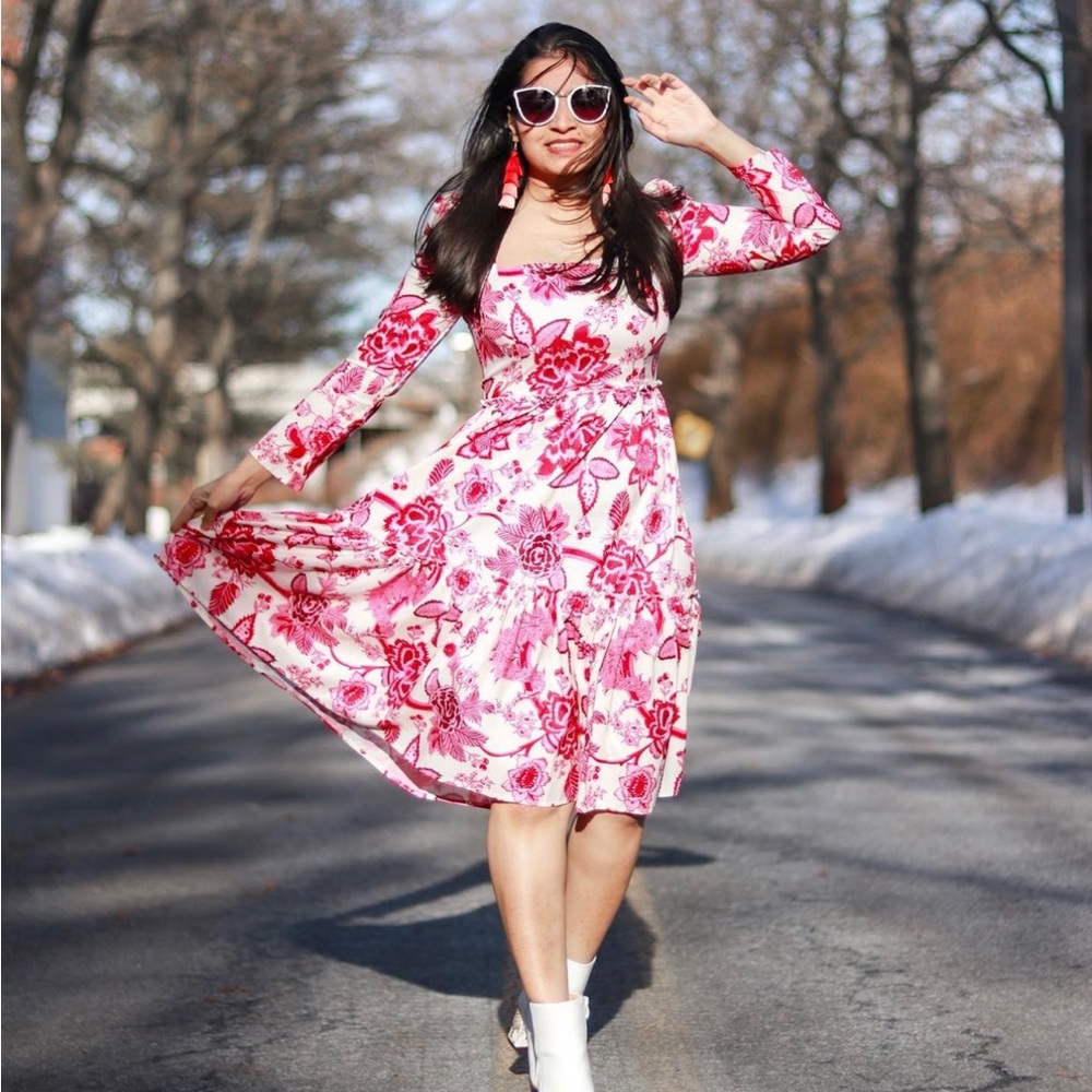 Womens red dress